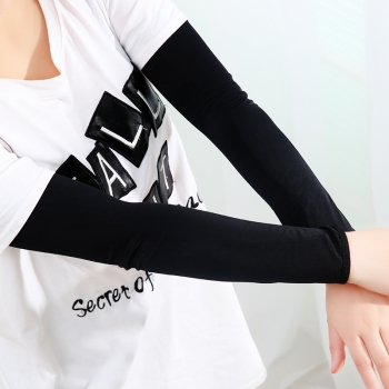 夏季必备弹性透气冰丝冰袖1000件黑色