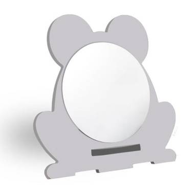 79号青蛙台式化妆镜宿舍桌面梳妆镜美妆木质拆装公主镜子e2-2-2