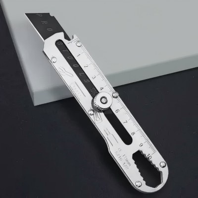 多功能不锈钢美工刀壁纸工业刀八B37-1-2