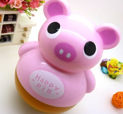 圣诞礼物卡通储钱罐 存钱罐 生日礼物/363不倒翁卡通储钱罐