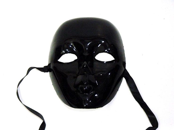 优质爆款环保舞会面具 黑色街舞假面舞客派对表演鬼步舞面具批发