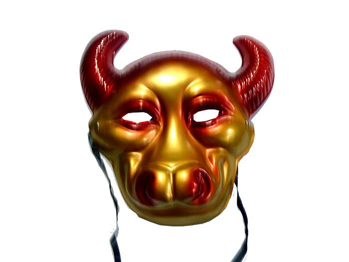 欧美热销朋克风牛魔王面具男士e11-4-4